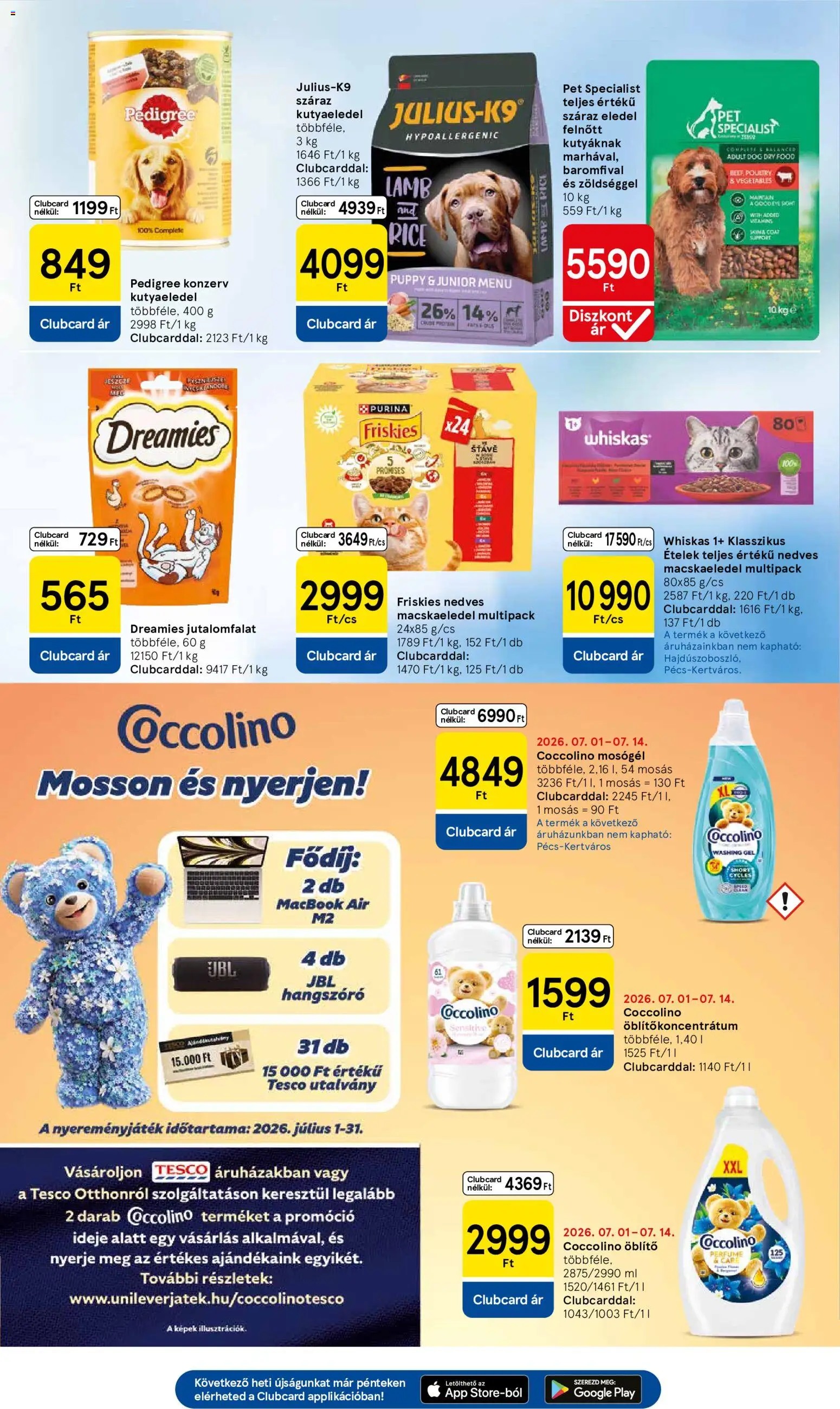 Tesco akciós ujság - amely érvényes a következő dátumtól: 2026.07.09. | Oldal: 27