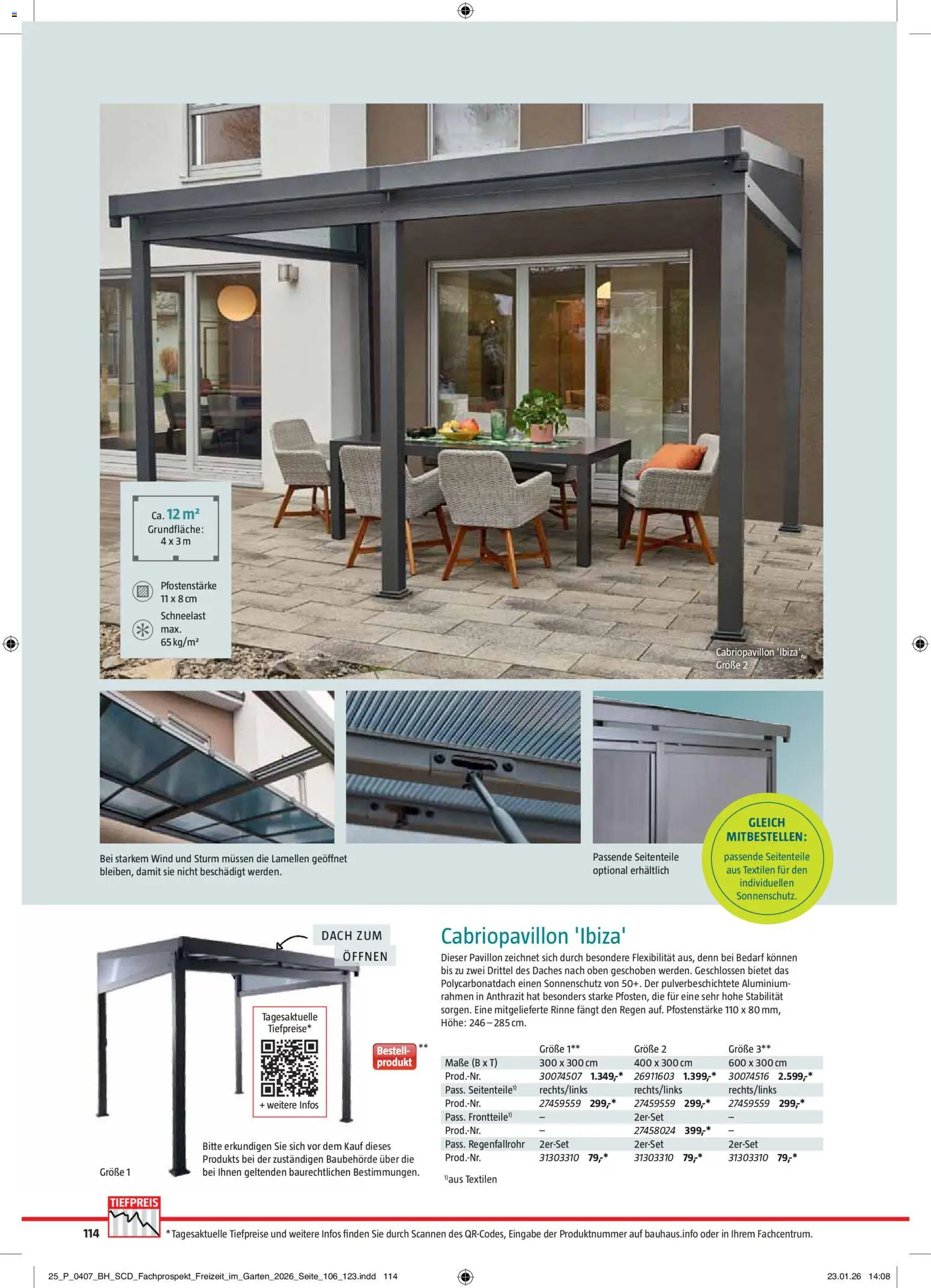 Bauhaus Freizeit im Garten gültig ab 01.05.2026 | Seite: 114