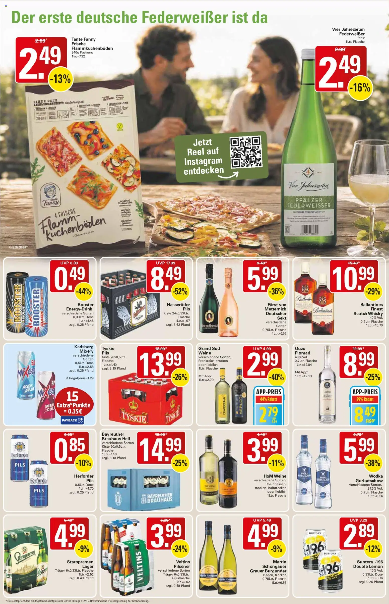 WEZ Prospekt – gültig ab 07.09.2026 | Seite: 12 | Produkte: Ouzo, Sekt, Wodka, Veltins