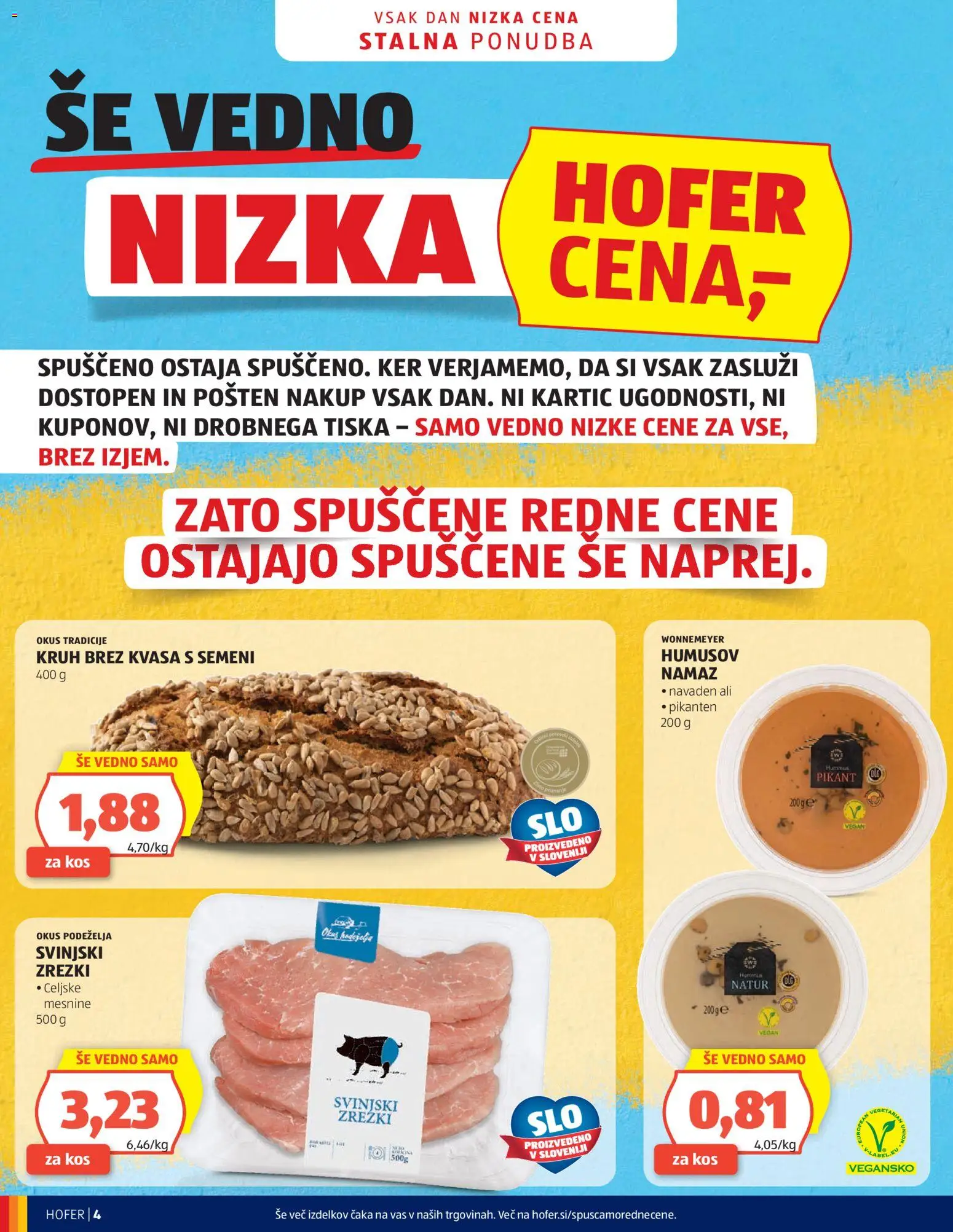 Hofer SI katalog | vrijedi od 20.05.2026 | Stranica: 4 | Proizvodi: Kruh, Namaz