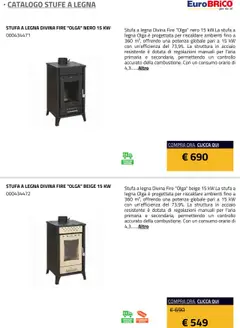 Anteprima del volantino Eurobrico Stufe a Legna catalogo valido a partire dal 23.07.2025 | Pagina: 38 | Prodotti: Stufa a legna, Stufa