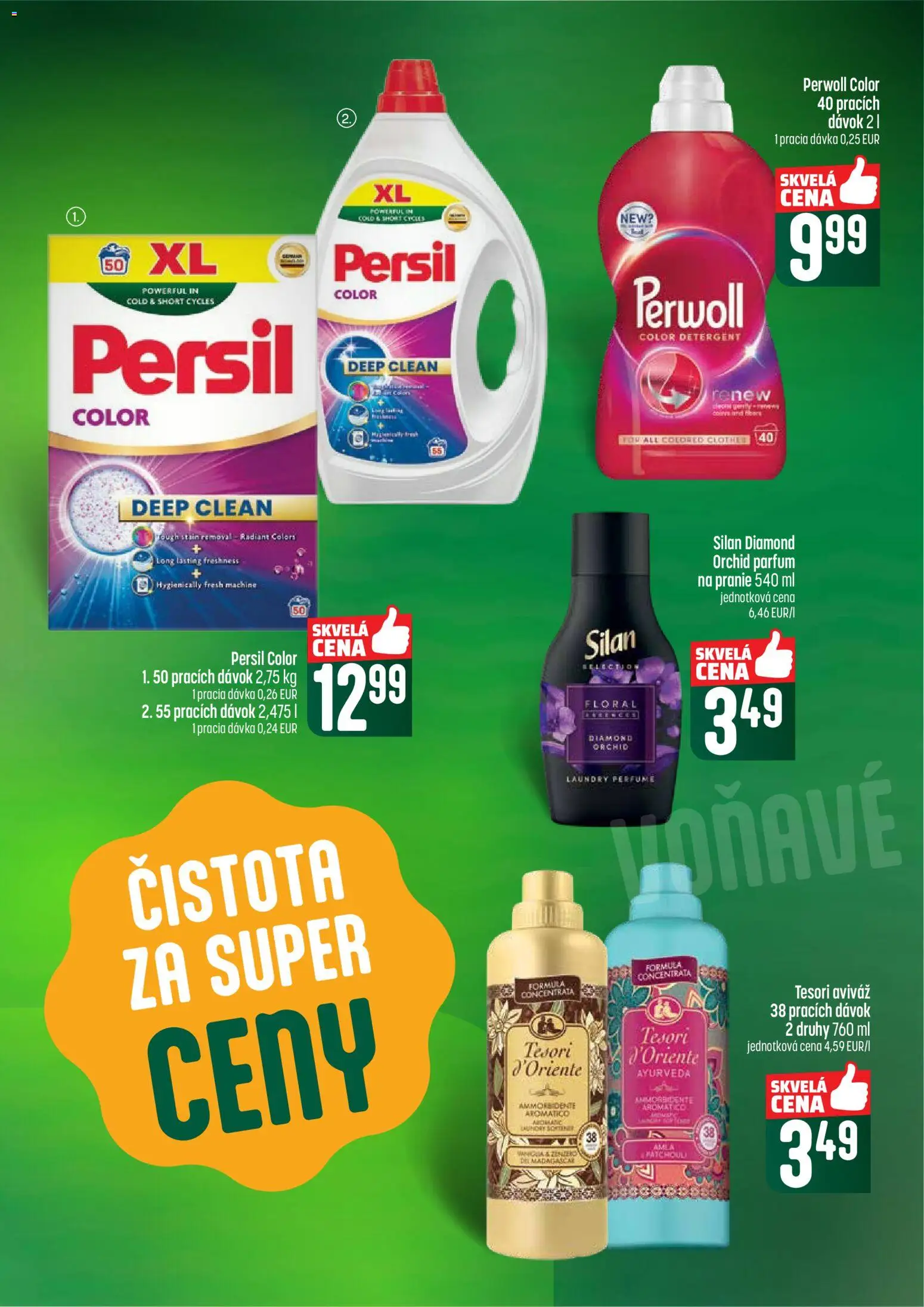 Nové COOP Jednota akcie – leták je platný od 21.05.2026 | Strana: 55 | Produkty: Persil, Perwoll, Silan, Aviváž