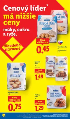 Lidl leták platný od 03.07.2026 | Strana: 12 | Produkty: Práškový cukor, Pšeničná múka, Špaldová múka, Cukor