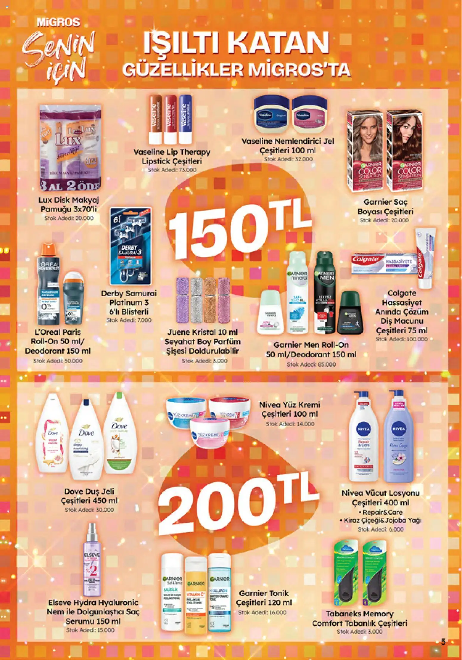 Migros Katalog - 5M Migroskop Dijital - 04.06.2026 tarihinden itibaren geçerlidir | Sayfa: 5 | Ürünler: Deodorant, Diş macunu, Parfüm, Disk