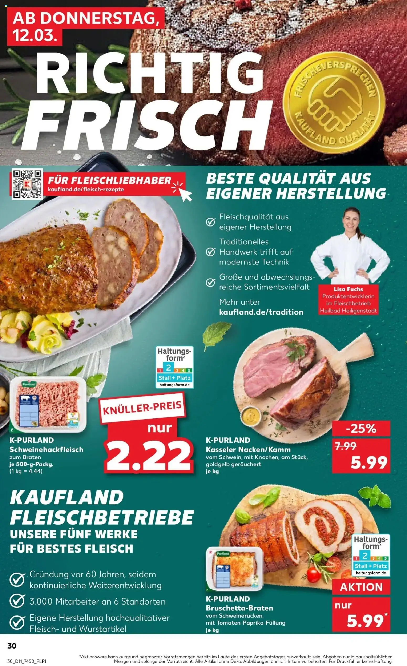 Kaufland Prospekt Iserlohn	 – gültig ab 09.03.2026 | Seite: 42 | Produkte: Fleisch