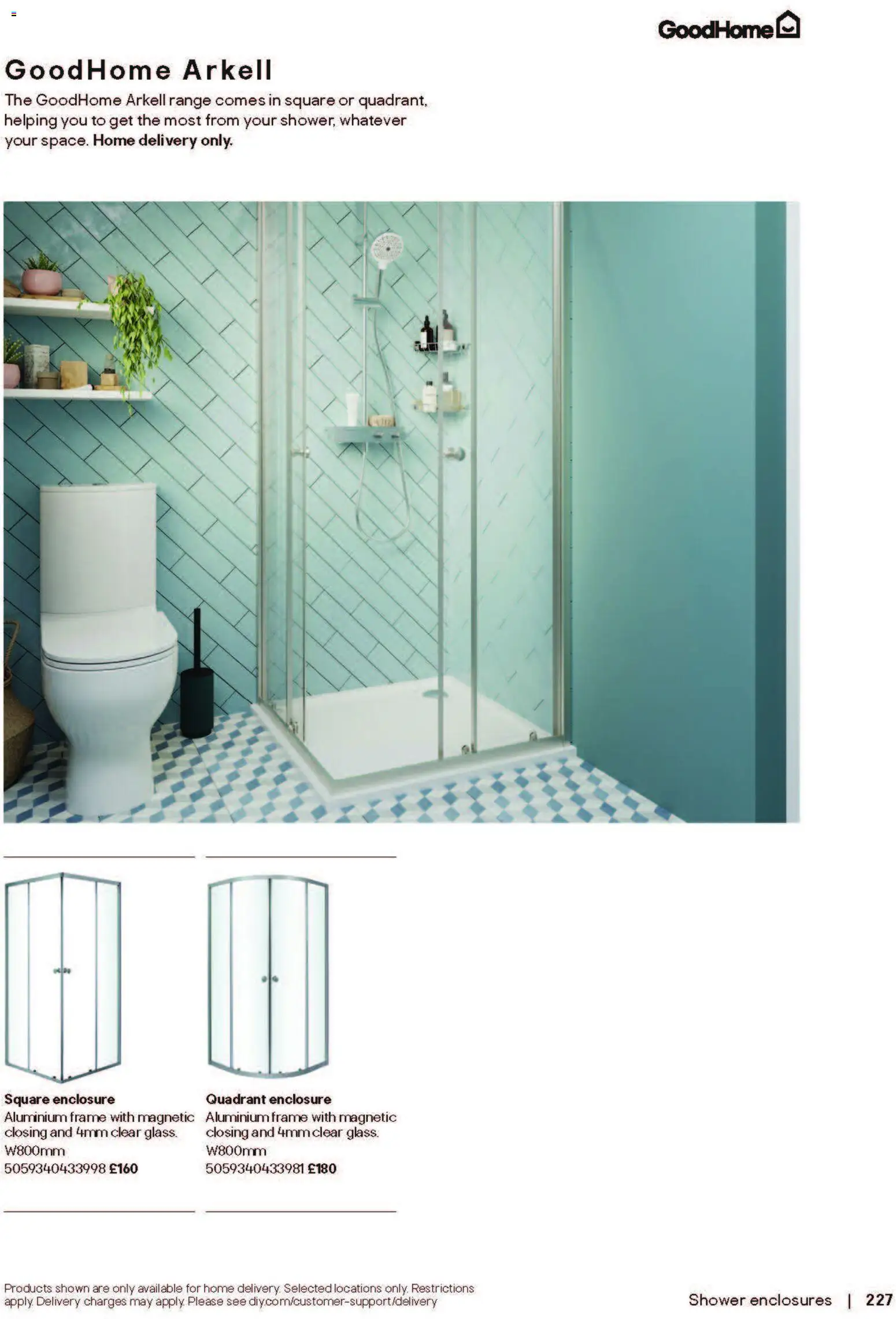 {H1} | Page: 227 | Products: Shower