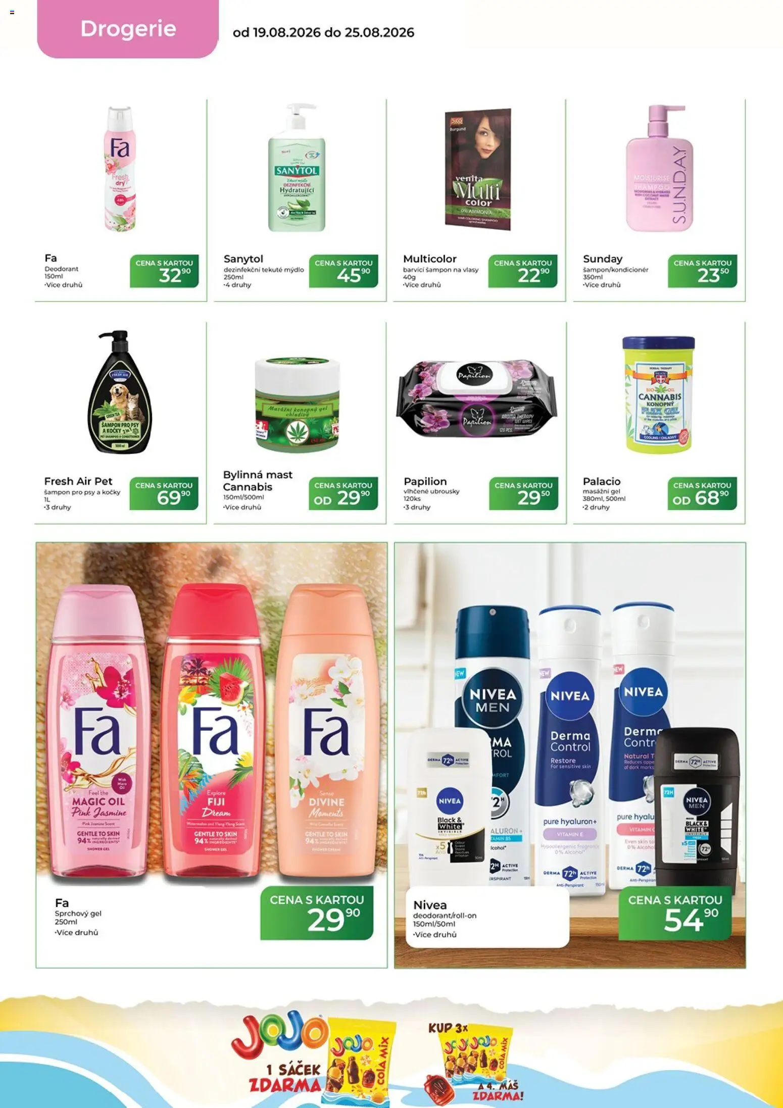 Tamda Foods leták od 19.08.2026 | Strana: 56 | Produkty: Sprchový gel, Sanytol, Šampon, Sáček