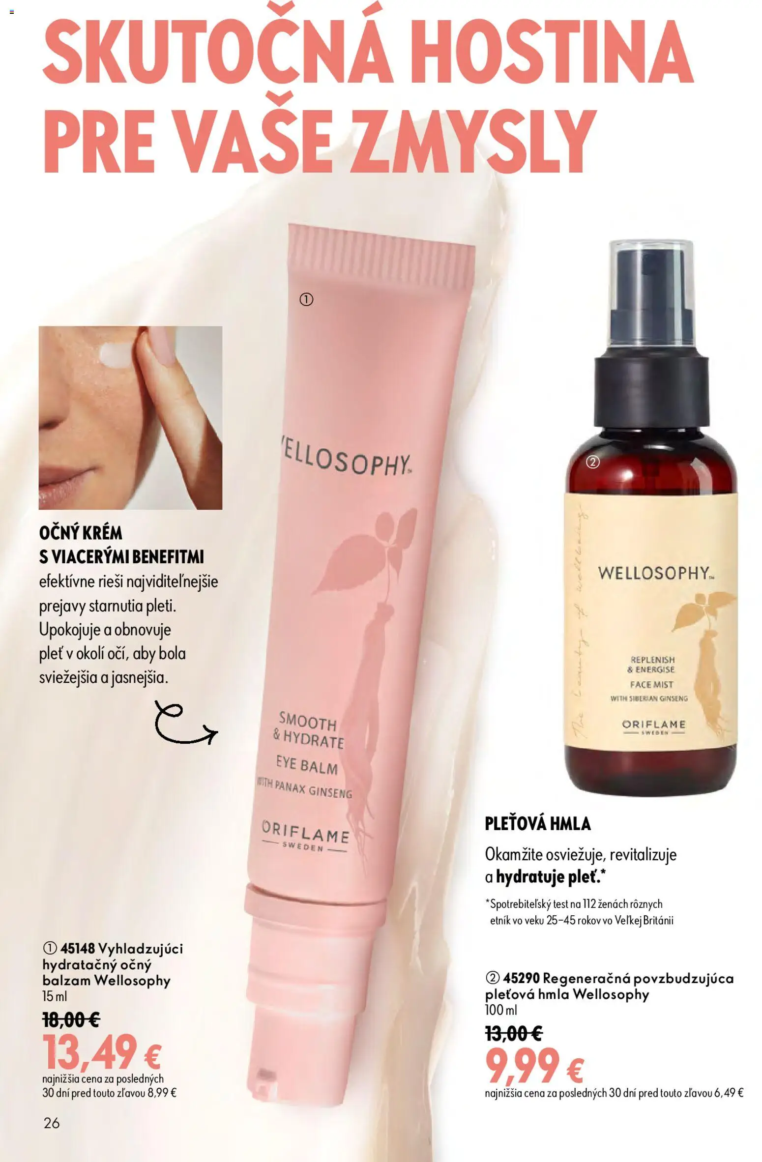Nové Oriflame akcie – leták je platný od 29.07.2026 | Strana: 26 | Produkty: Krém