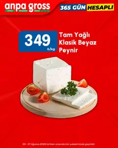 20 Ağustos 2026 tarihinden itibaren geçerli olan Anpa Gross kataloğu önizlemesi