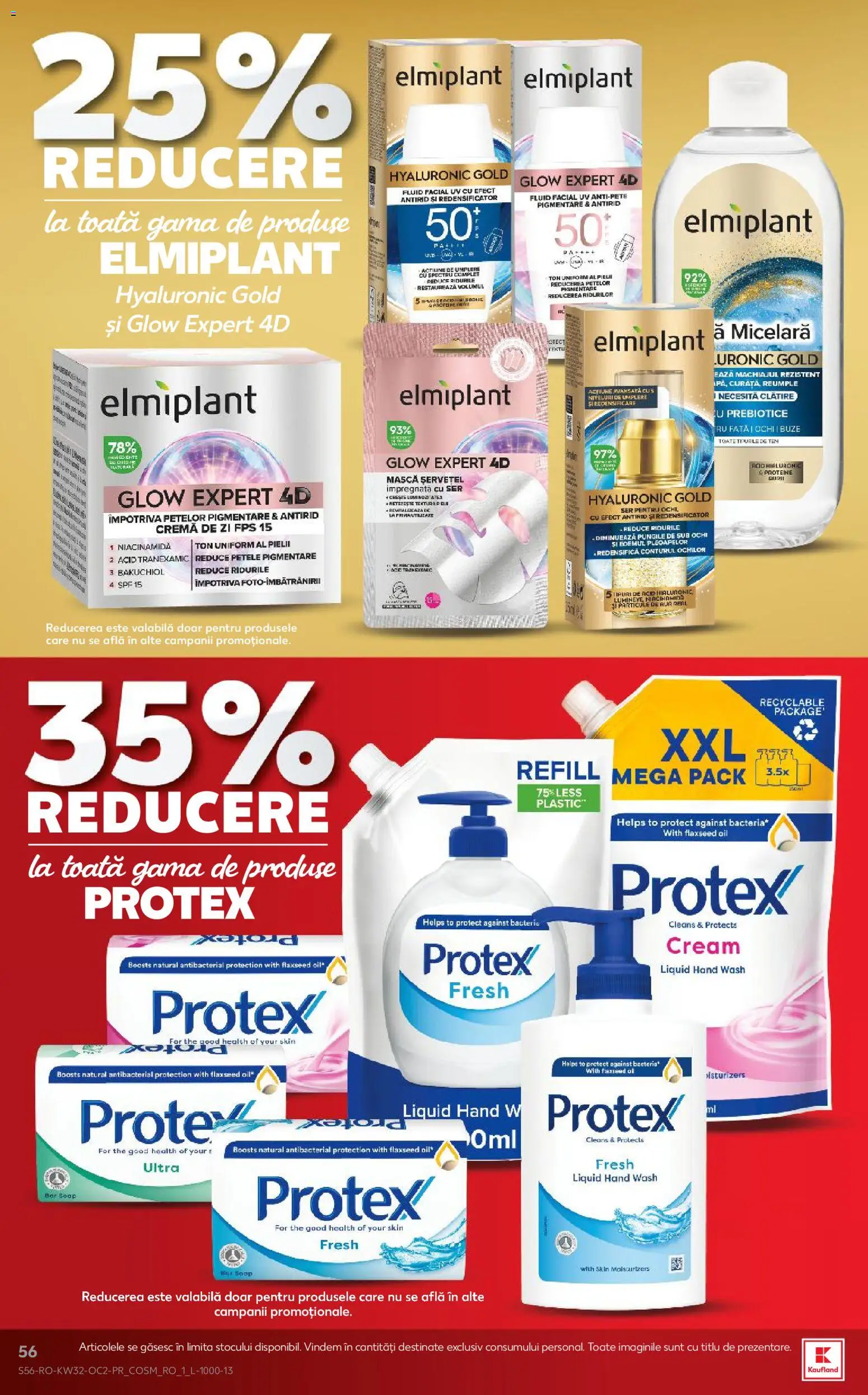 Noul catalog Kaufland – valabil de la 05.08.2026 | Pagină: 56 | Produse: Cremă de zi, Masaüstü kılıfı, Cremă
