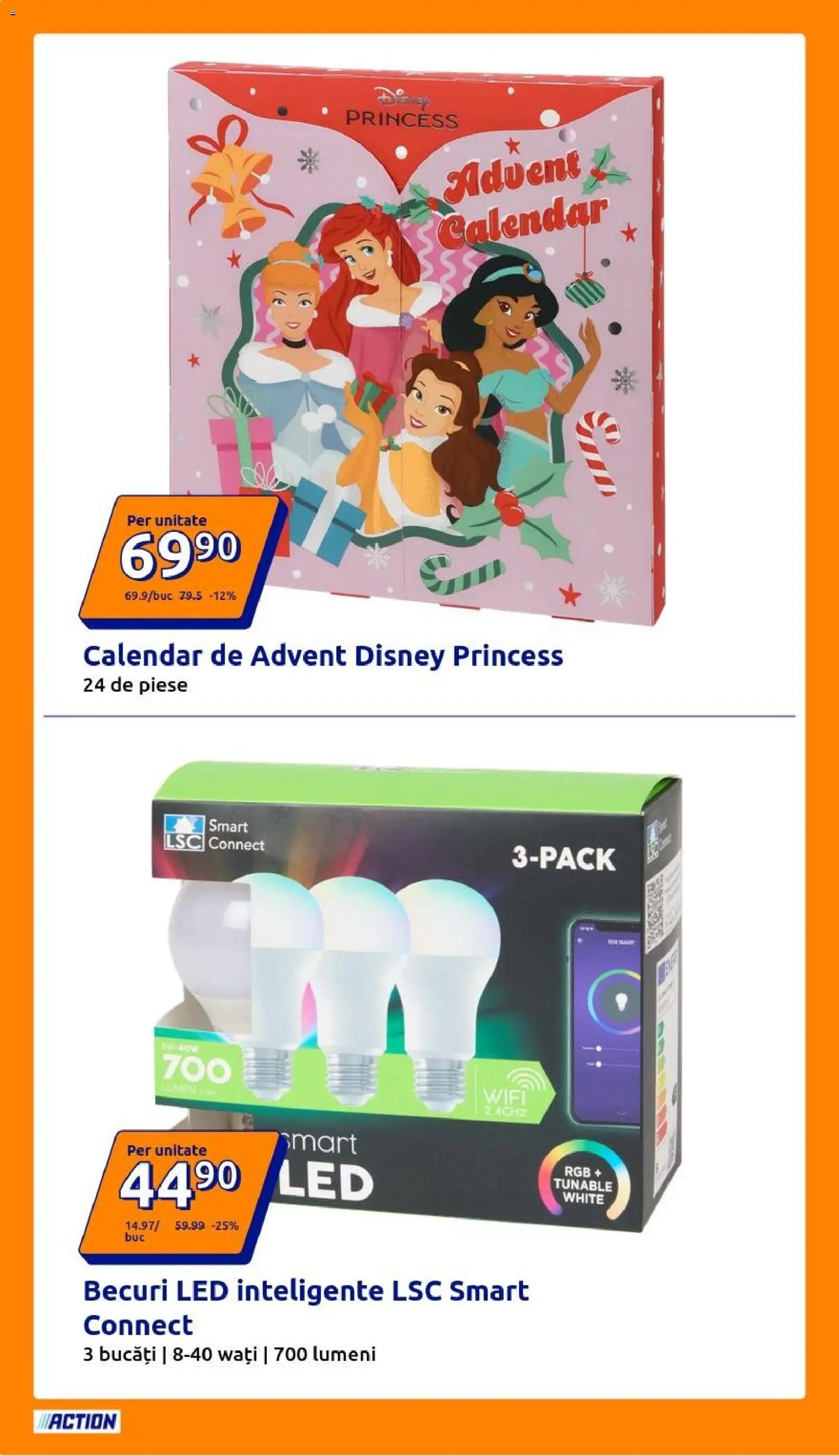 Noul catalog ACTION – valabil de la 07.10.2026 | Pagină: 4 | Produse: Disney, LED