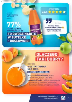 Pogląd oferty "RIO D'ORO Multiwitamina sok 100%, Multiwitaminowy sok owocowy. Butelka 1 l" - ważna od 04.11.2024 | Strona: 37