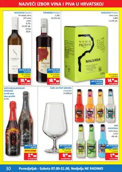 Vrutak Katalog - Pregled kataloga iz trgovine Vrutak, vrijedi od 11.05.2026 | Stranica: 30 | Proizvodi: Vino, Pivo, Teranino, Grožđe