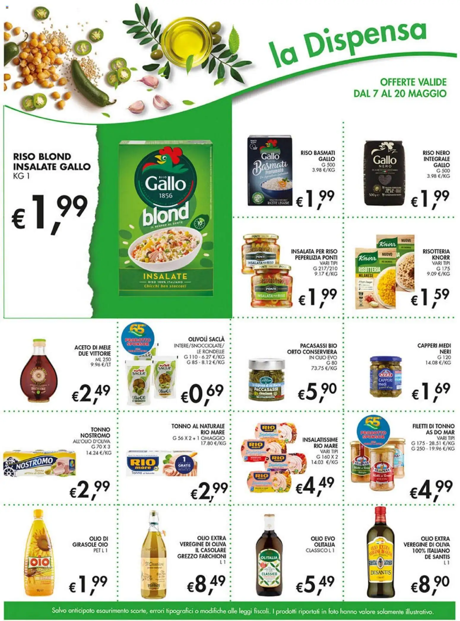 Volantino Coal del 07.05.2026 | Pagina: 15 | Prodotti: Riso Basmati, Mele, Aceto di mele, Tonno al naturale
