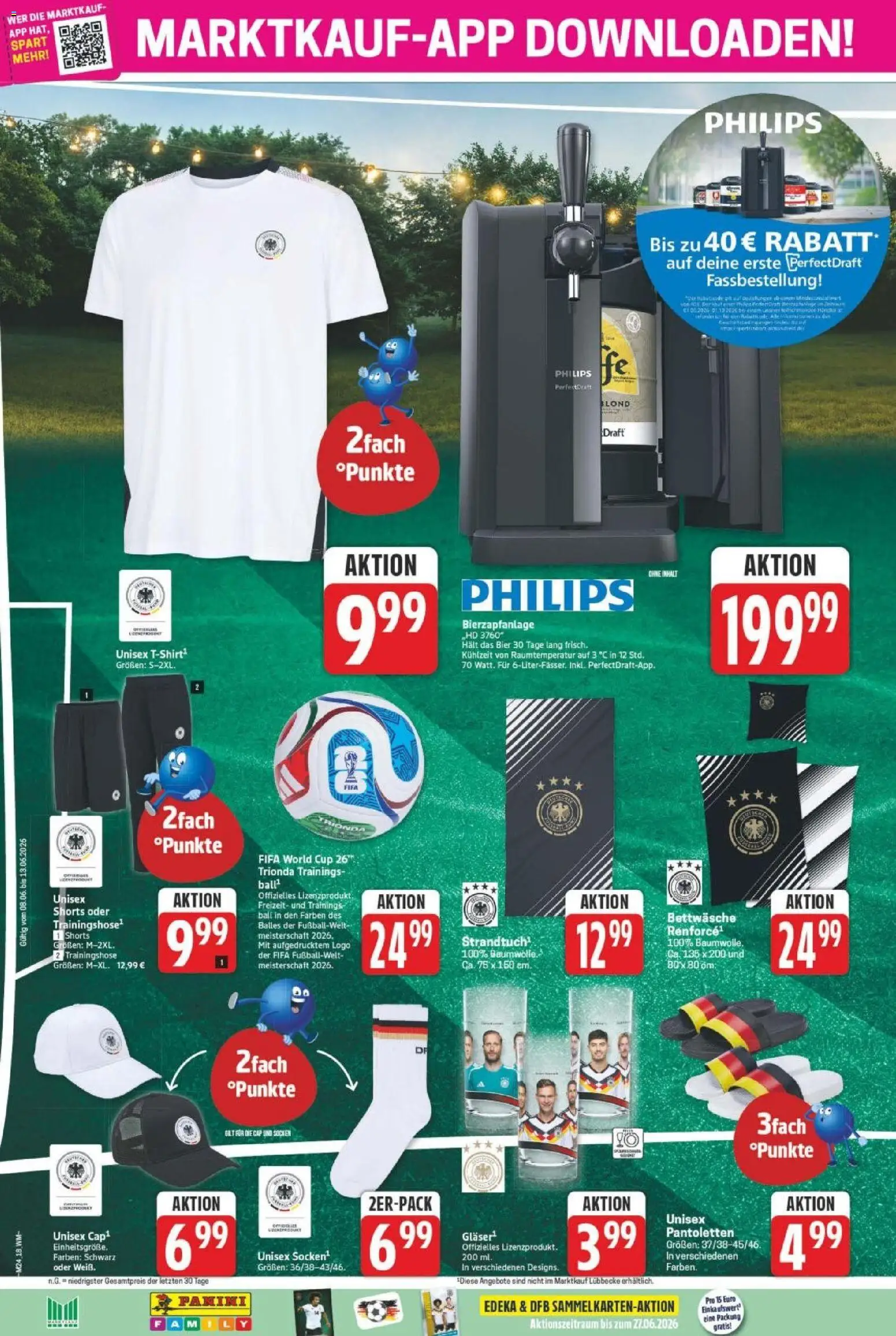 Marktkauf Prospekt – gültig ab 08.06.2026 | Seite: 18 | Produkte: Philips, Trainingshose, Bier, Socken