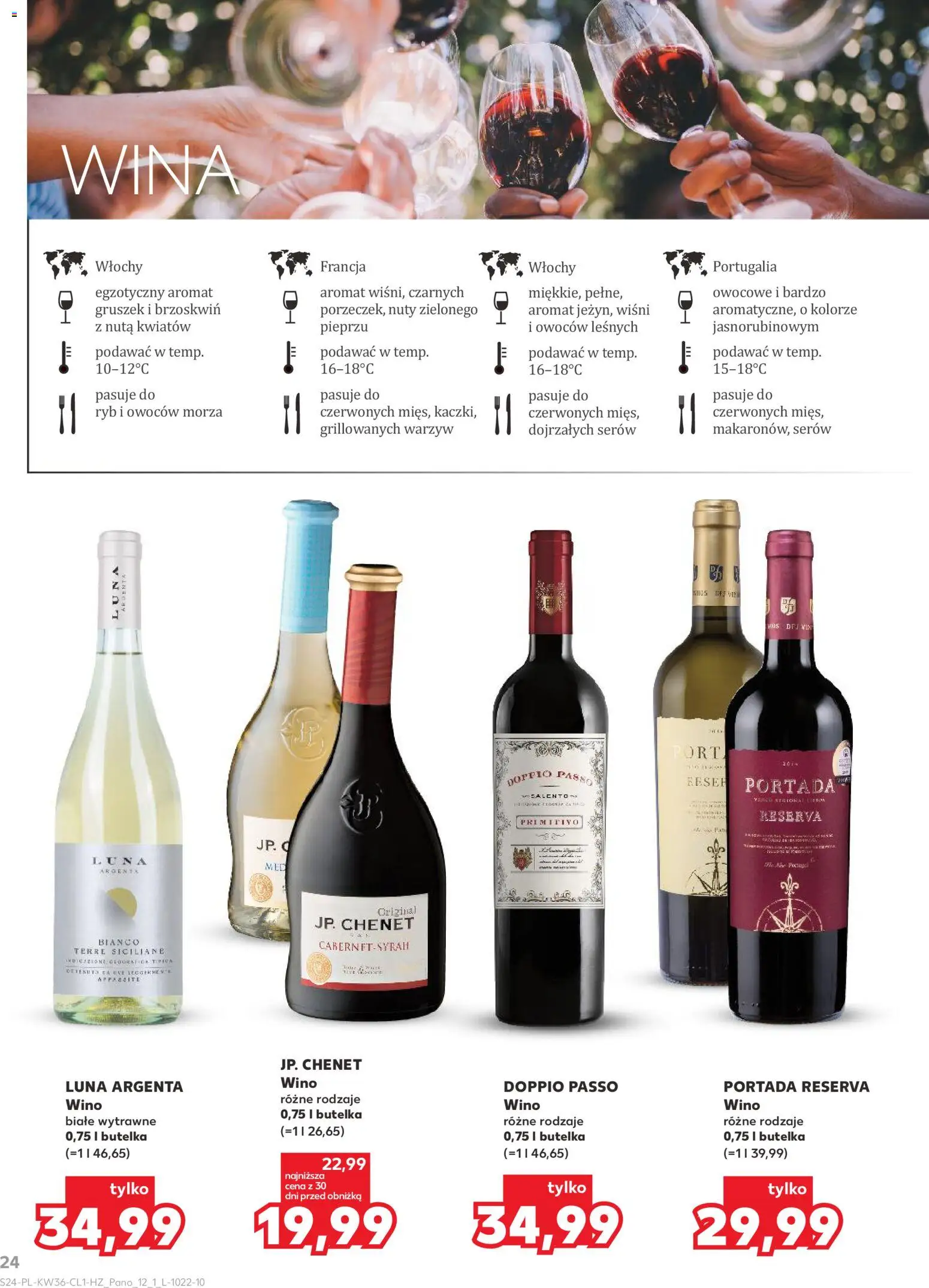 Kaufland Polsko leták - Barek od 03.09.2026 | Strana: 24 | Produkty: Primitivo