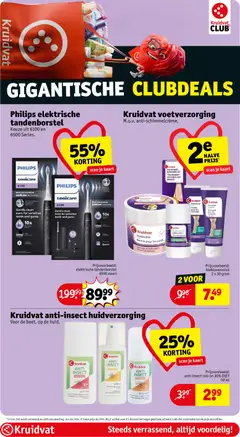 Kruidvat folder week 25 - Voorbeeld van een folder van Kruidvat, geldig van 16.06.2026 | Pagina: 21 | Producten: Tandenborstel, Kan, Elektrische tandenborstel, Crème