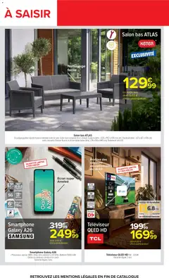 Carrefour - Prévisualisation de Carrefour Pique-nique valide à partir de 28.04.2026 | Page: 69 | Produits: Canapé, Table basse, Table, Batterie
