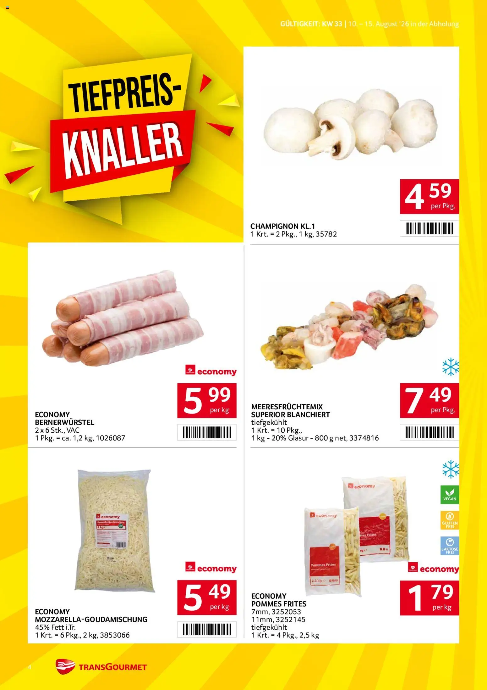 Transgourmet Flugblatt gültig ab 10.08.2026 | Seite: 4