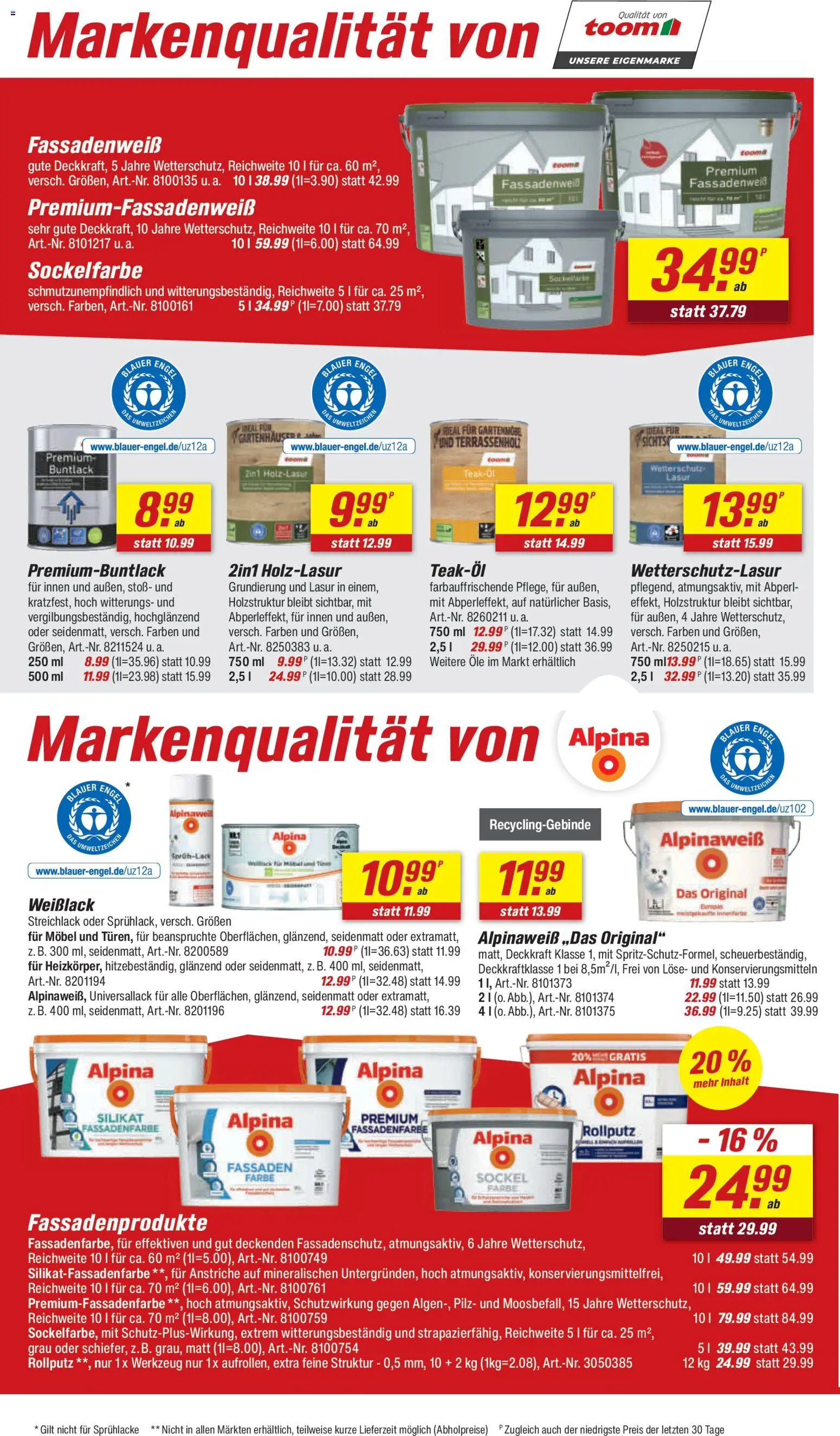 Toom Baumarkt Prospekt 	 – gültig ab 16.05.2026 | Seite: 22