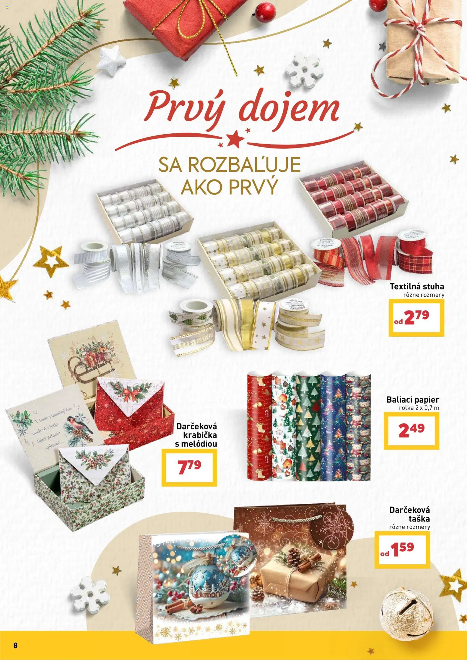 Nové Billa akcie – leták je platný od 14.10.2026 | Strana: 8 | Produkty: Baliaci papier, Taška