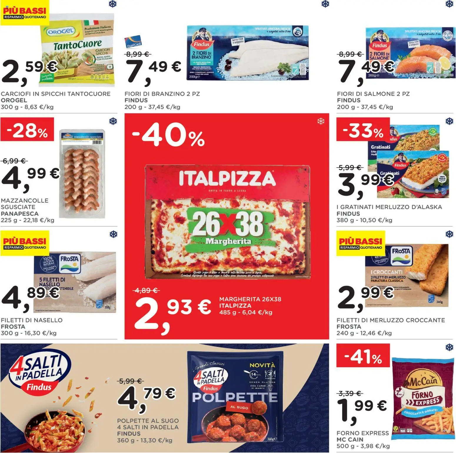 Volantino Poli del 15/07/2026 | Pagina: 24 | Prodotti: Salmone, Merluzzo, Padella, Nasello