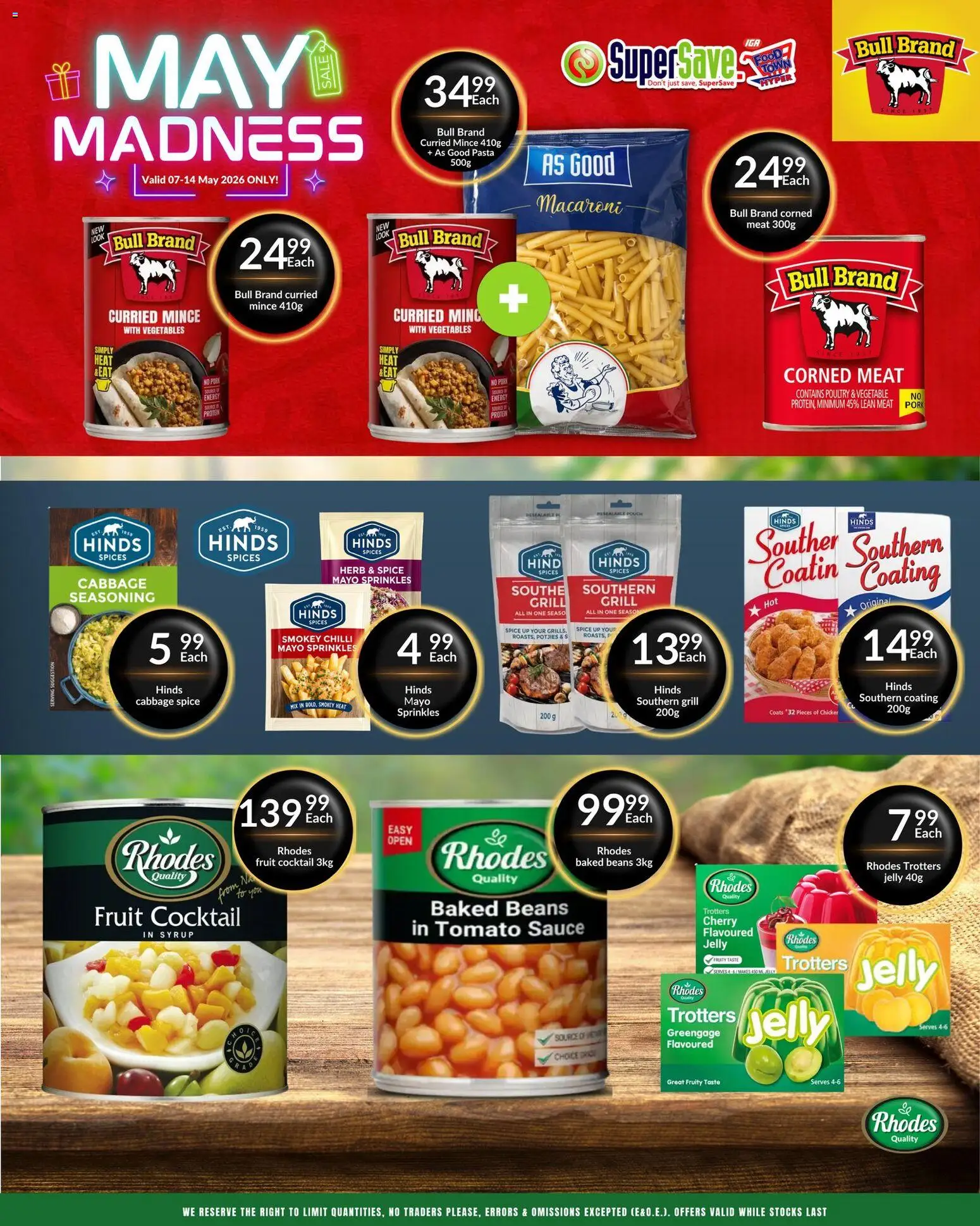 New Super Save catalogue – valid from 15.05.2026 | Page: 34 | Products: Grill, Limpiador íntimo, Vegetables, Chilli