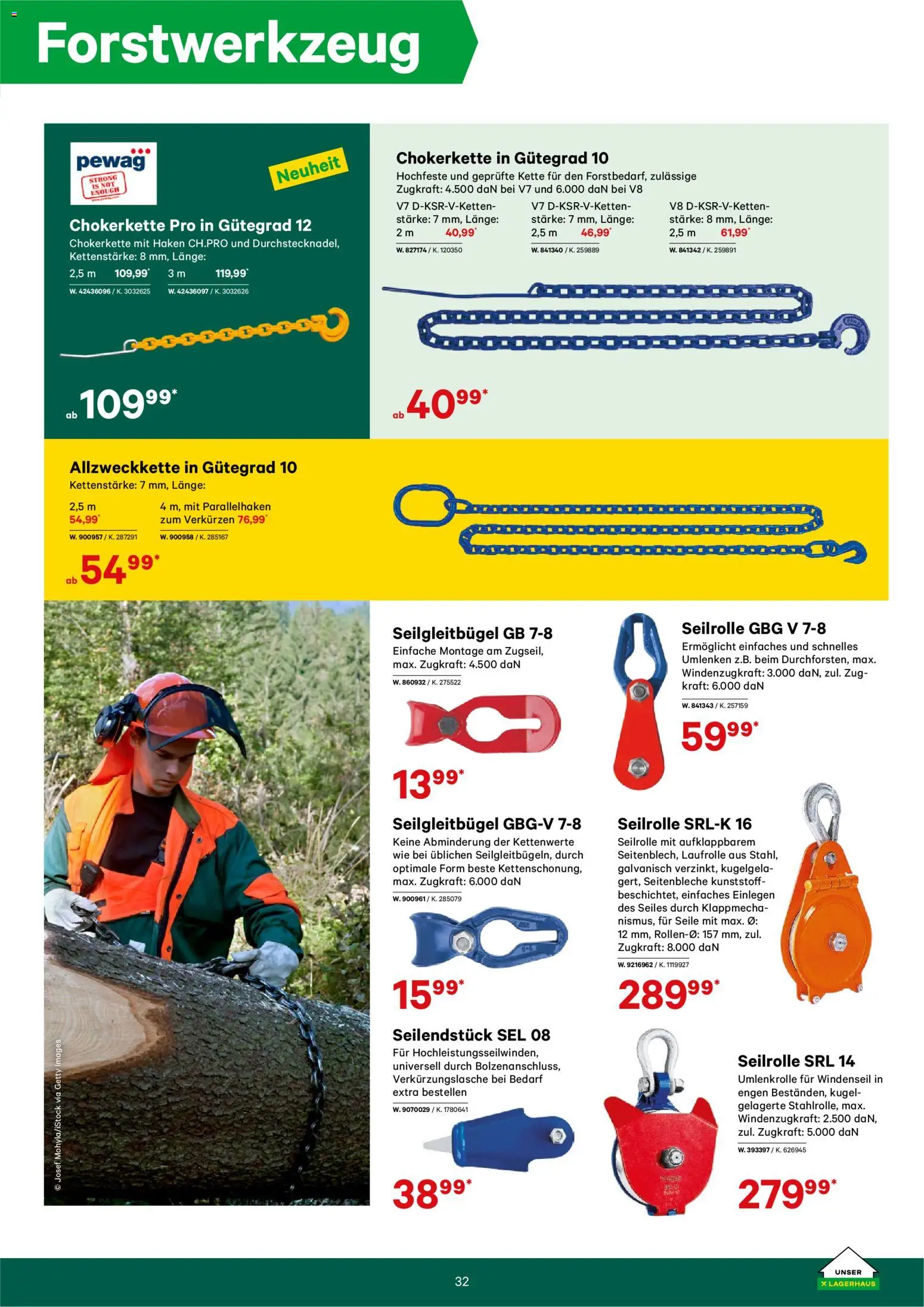 Lagerhaus Forstkatalog gültig ab 01.01.2025 | Seite: 32
