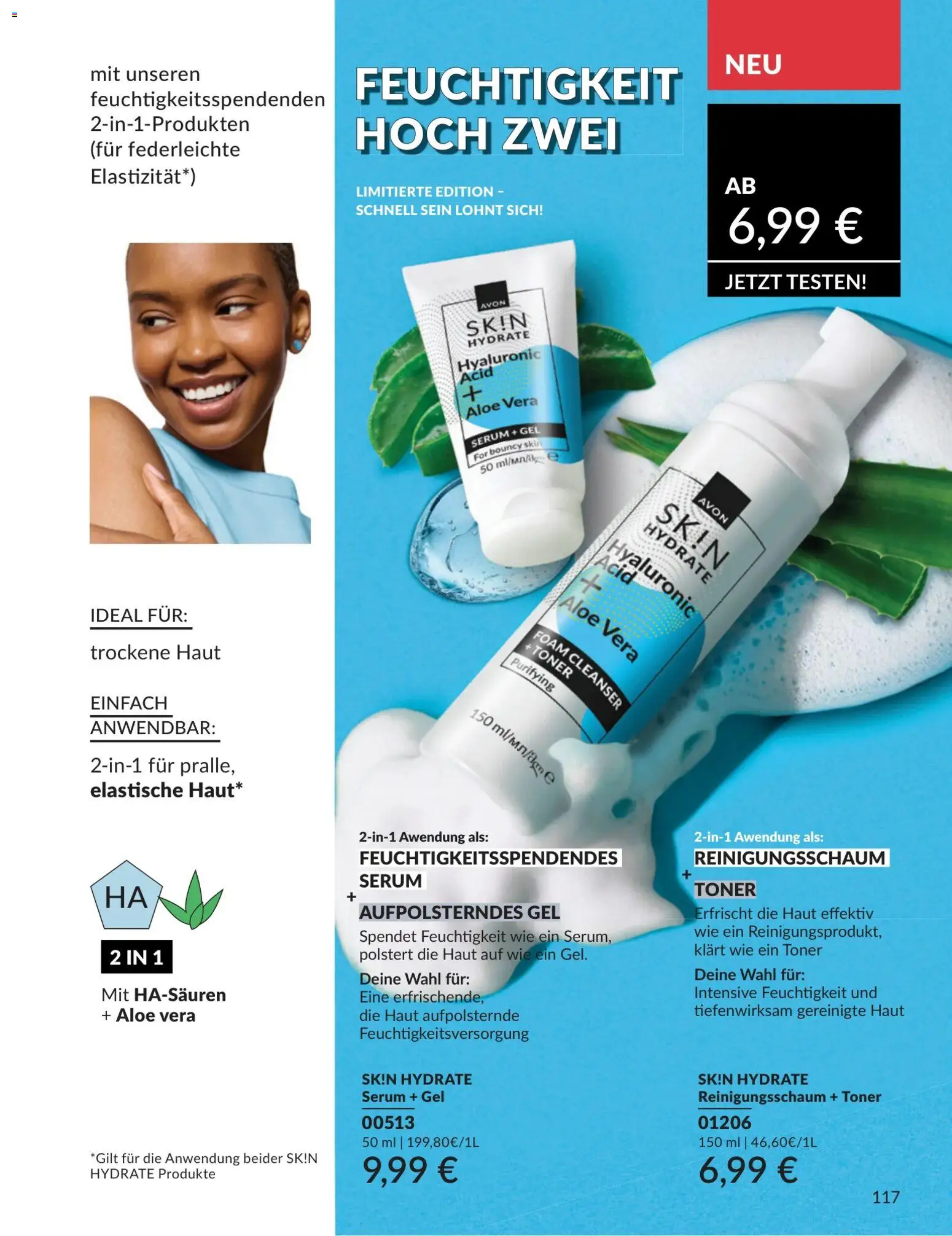 AVON Katalog Juli 2026 – gültig ab 01.07.2026 | Seite: 117 | Produkte: Toner, Serum