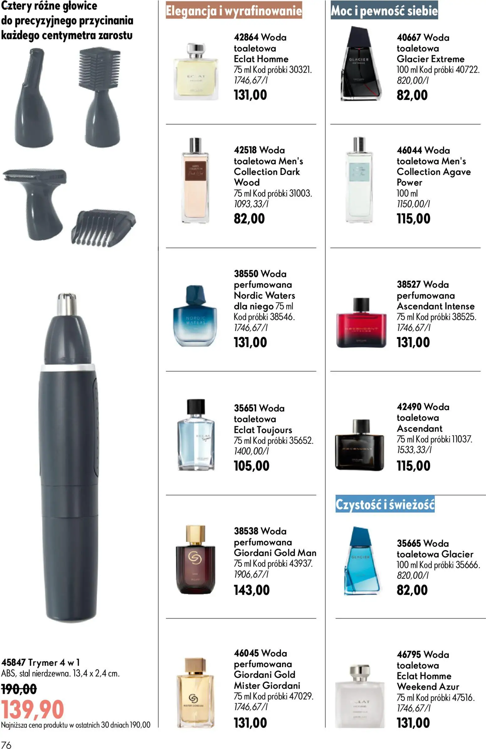 Oriflame Katalog 11 2026 od 29.07.2026 | Strona: 76 | Produkty: Woda toaletowa, Woda