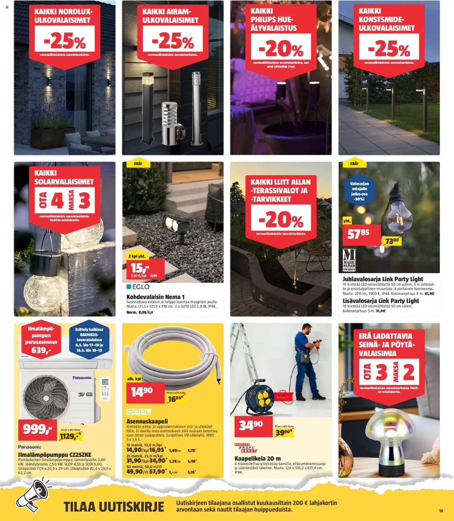 Bauhaus tarjoukset – voimassa 05.05.2026 alkaen | Sivu: 18 | Tuotteet: Pöytä