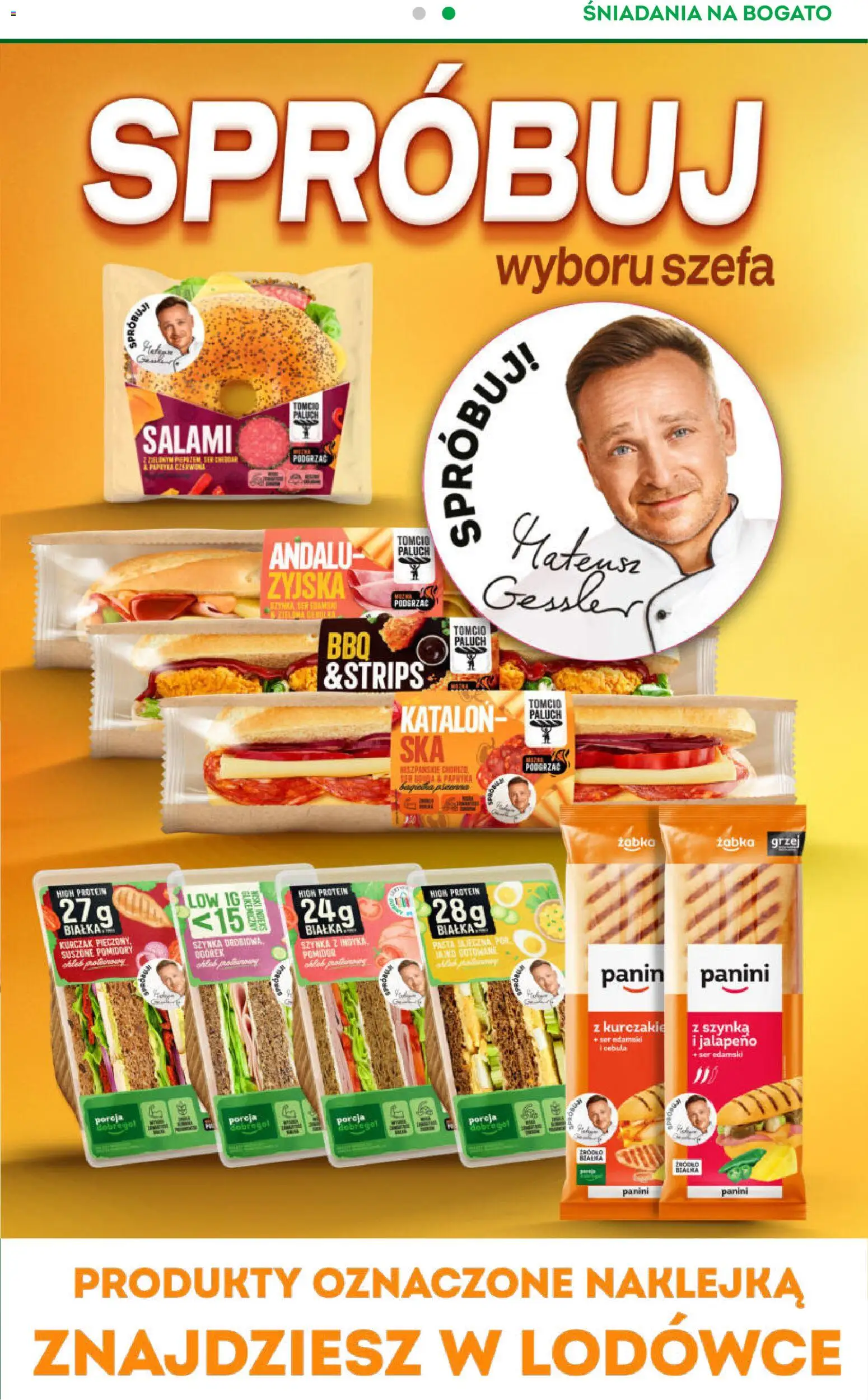 Żabka gazetka od 15.07.2026 | Strona: 3 | Produkty: High Protein, Szynka, Ogórek, Jalapeno