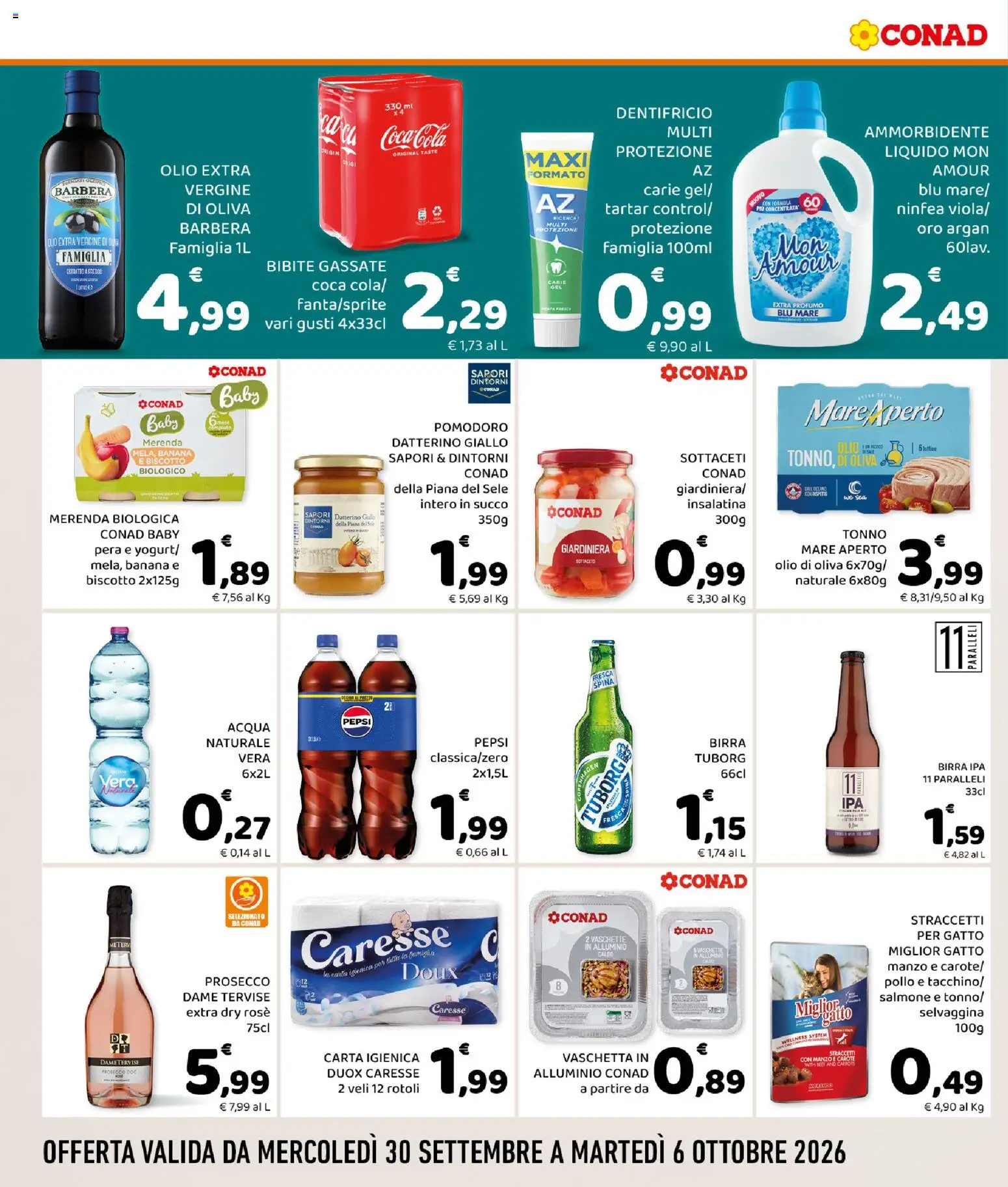 Volantino Conad del 30/09/2026 | Pagina: 4