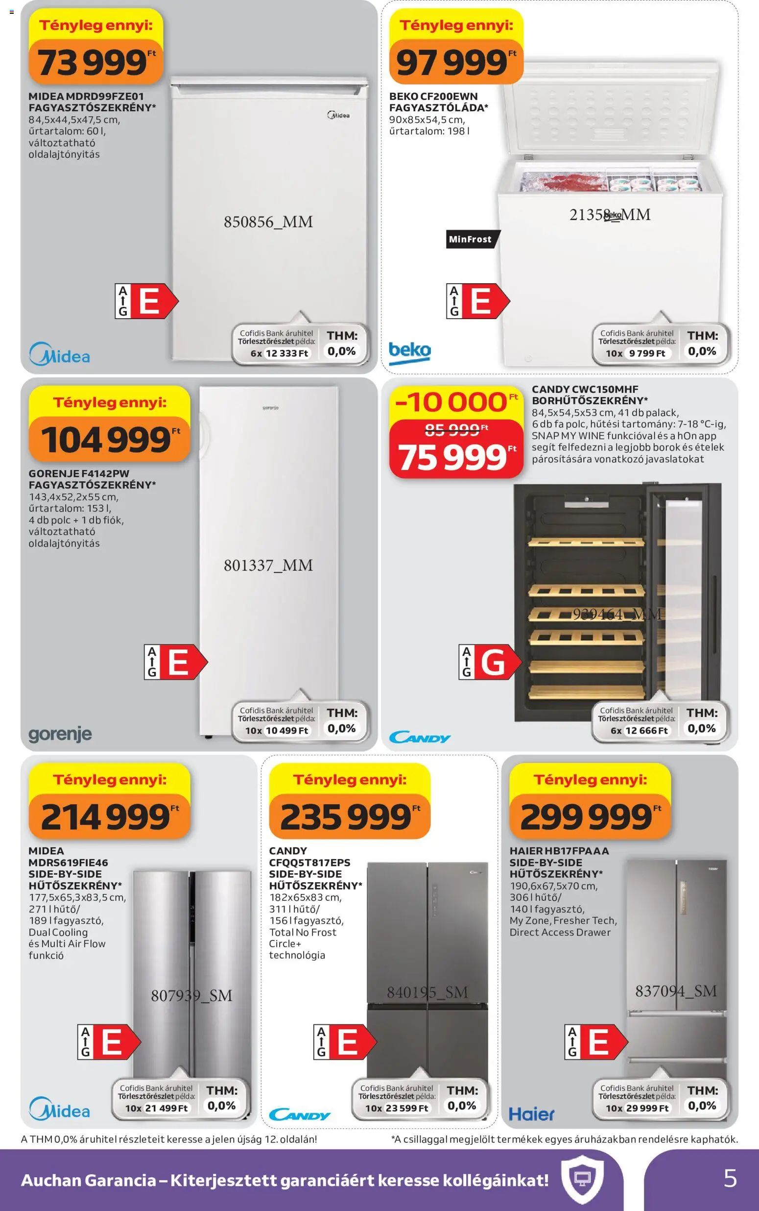 Auchan akciós ujság - amely érvényes a következő dátumtól: 04.06.2026 | Oldal: 5 | Termékek: Polc