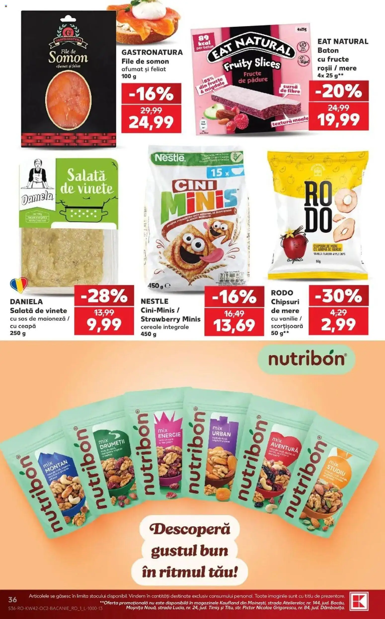 Kaufland Iași 14.10.2026 - Revista si Oferta | Pagină: 36 | Produse: Chipsuri, Ceapă, Maioneză, Sos