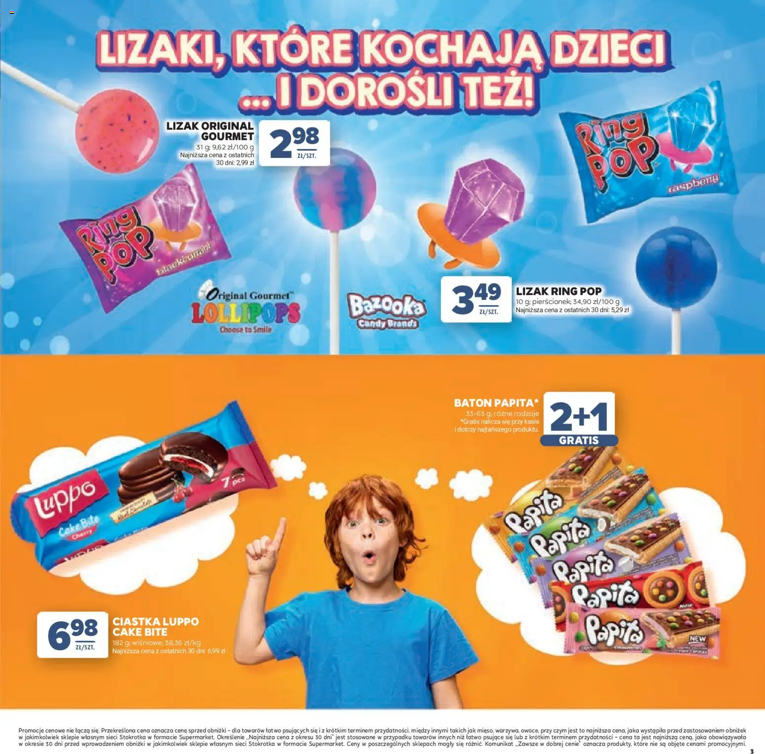 Stokrotka gazetka - Dzień Matki i Dziecka od 21.05.2026 | Strona: 3 | Produkty: Stokrotka, Baton, Ciastka