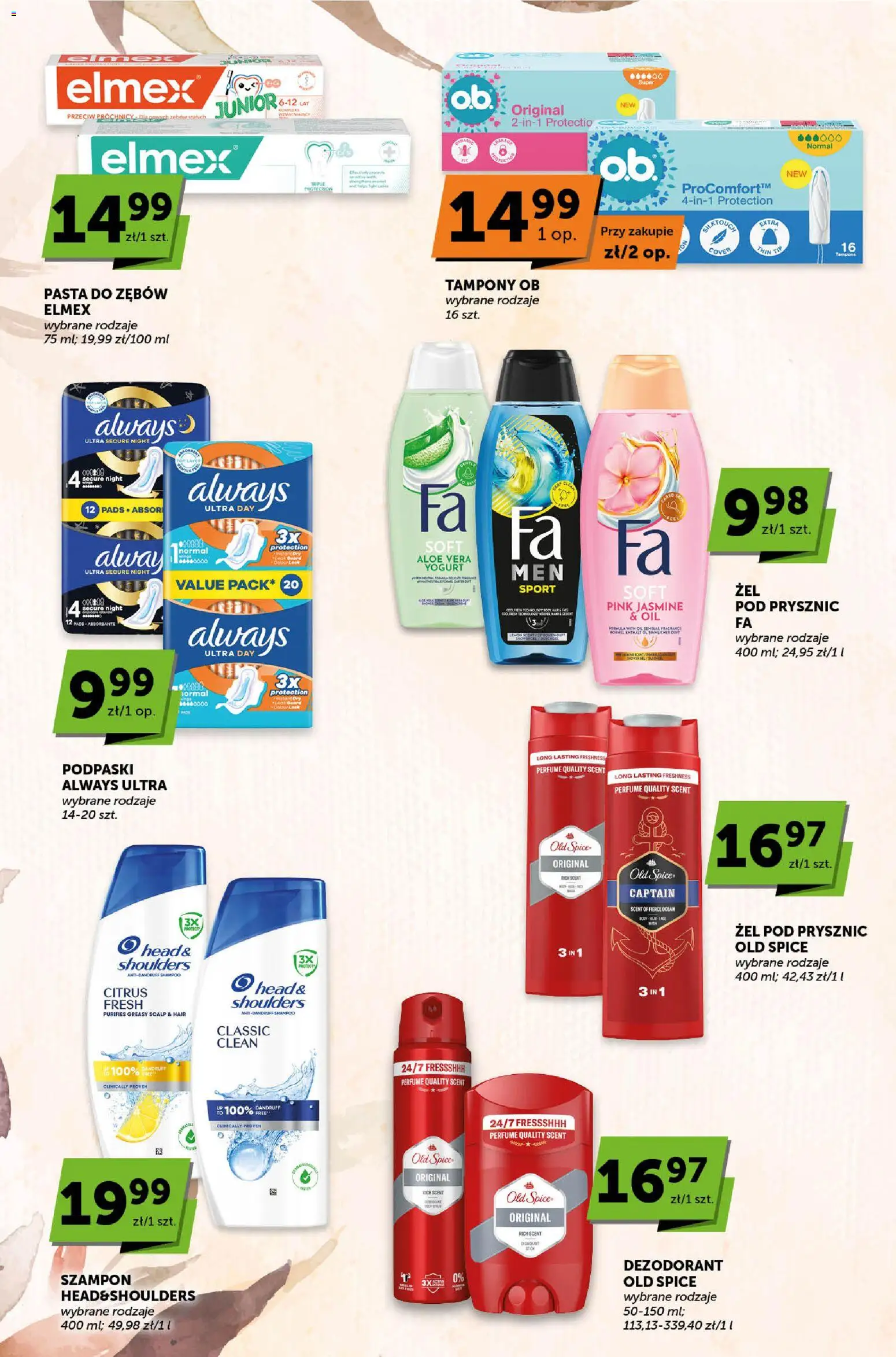 ABC gazetka - Sprawdź, co więcej od 10.09.2026 | Strona: 9 | Produkty: Podpaski, Szampon, Żel pod prysznic, Dezodorant