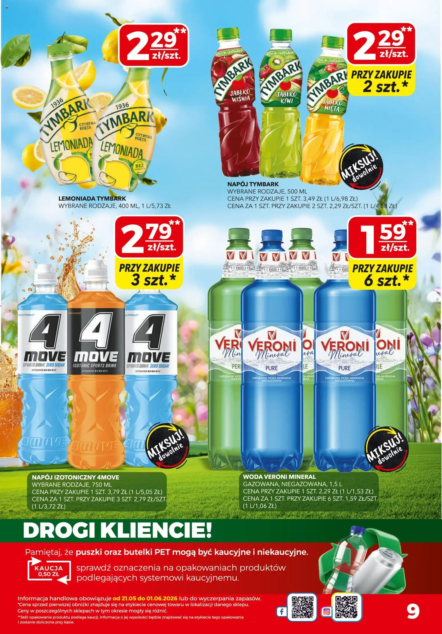 Top Market gazetka od 21.05.2026 | Strona: 9 | Produkty: Cytryna, Mięta, Kiwi, Woda