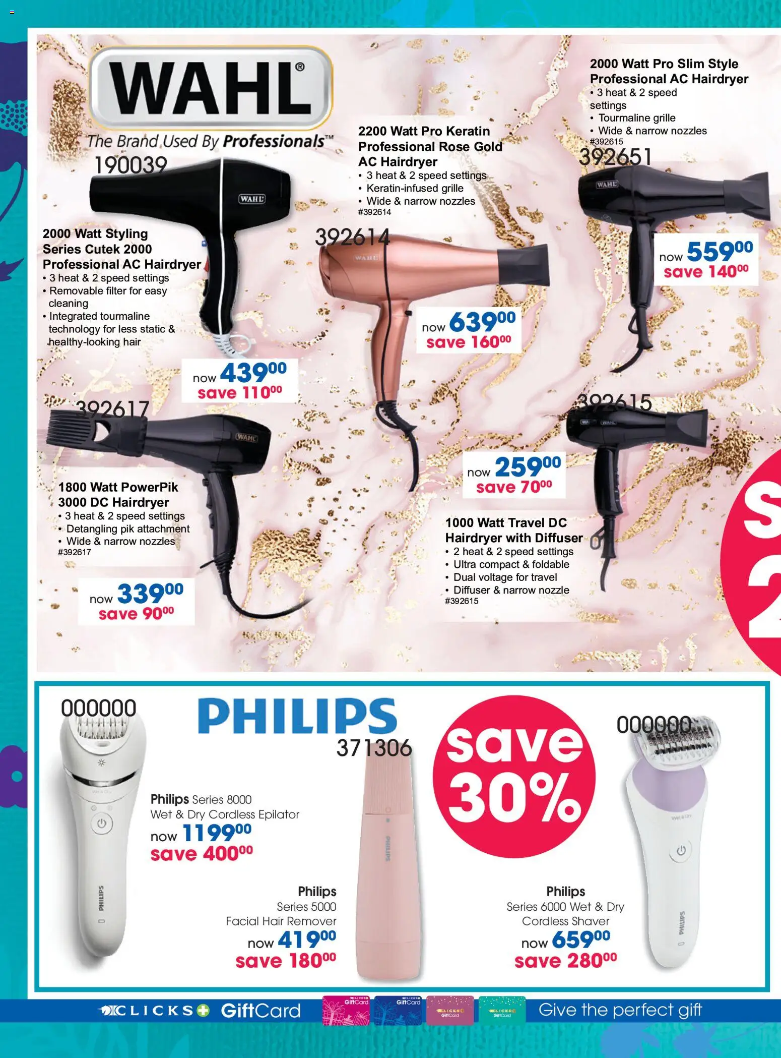New Clicks catalogue – valid from 21.05.2026 | Page: 58 | Products: Diffuser, Epilator