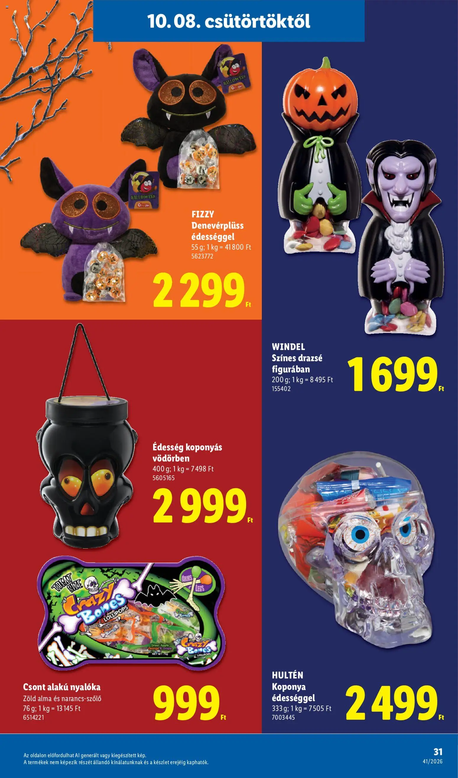 Lidl akciós ujság - amely érvényes a következő dátumtól: 2026.10.08. | Oldal: 31