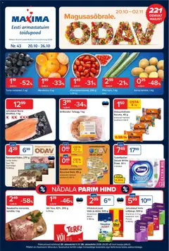 Maxima kliendilehe eelvaade alates 20.10.2026