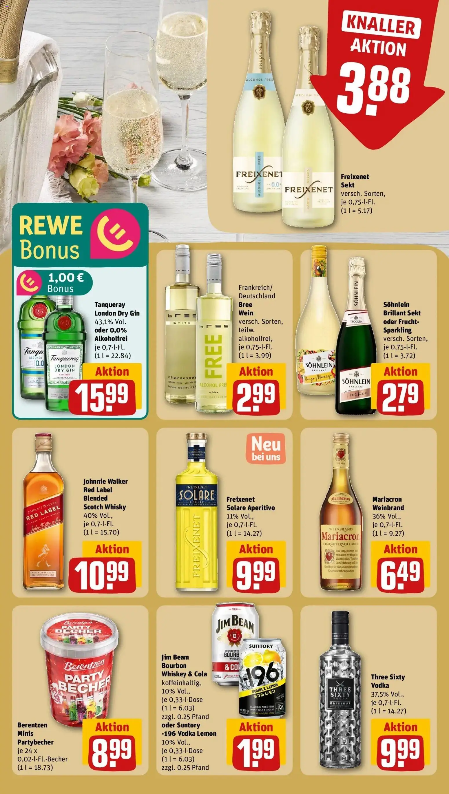 Rewe Prospekt Zwenkau	 – gültig ab 27.04.2026 | Seite: 17 | Produkte: Jim beam, Cola, Freixenet, Mariacron