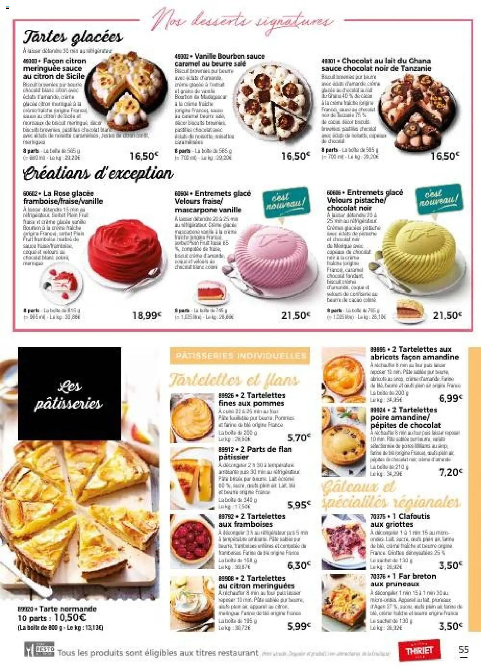 {H1} | Page: 58 | Produits: Framboise, Lait, Beurre, Mascarpone
