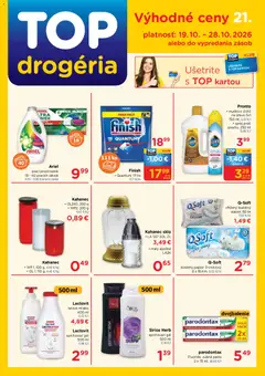 TOP Drogéria leták platný od 19.10.2026