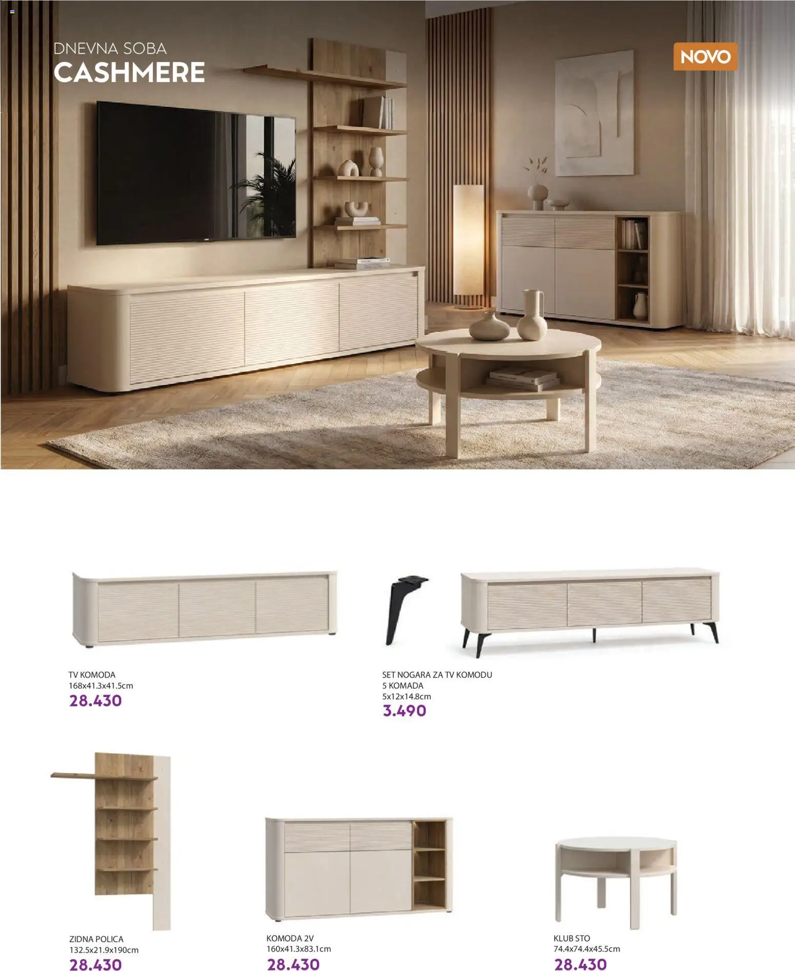 Matis katalog - važi od 01.08.2026 | Strana: 33 | Proizvode: Komoda, Tv komoda, Polica, Sto