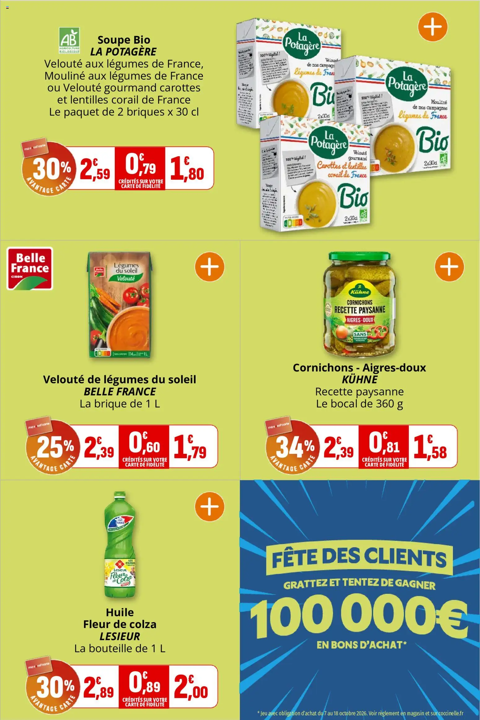 {H1} | Page: 30 | Produits: Soupe, Carottes, Brique, Briques