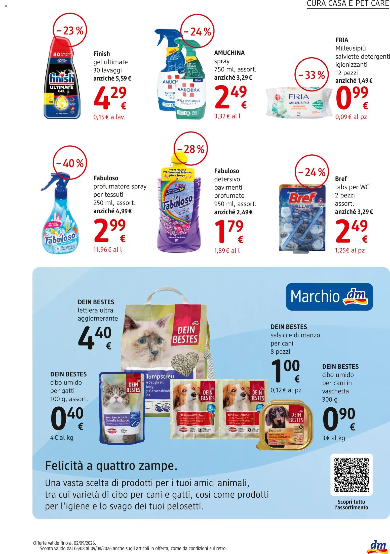 Volantino dm drogerie markt del 06/08/2026 | Pagina: 13 | Prodotti: Manzo, WC, Profumo