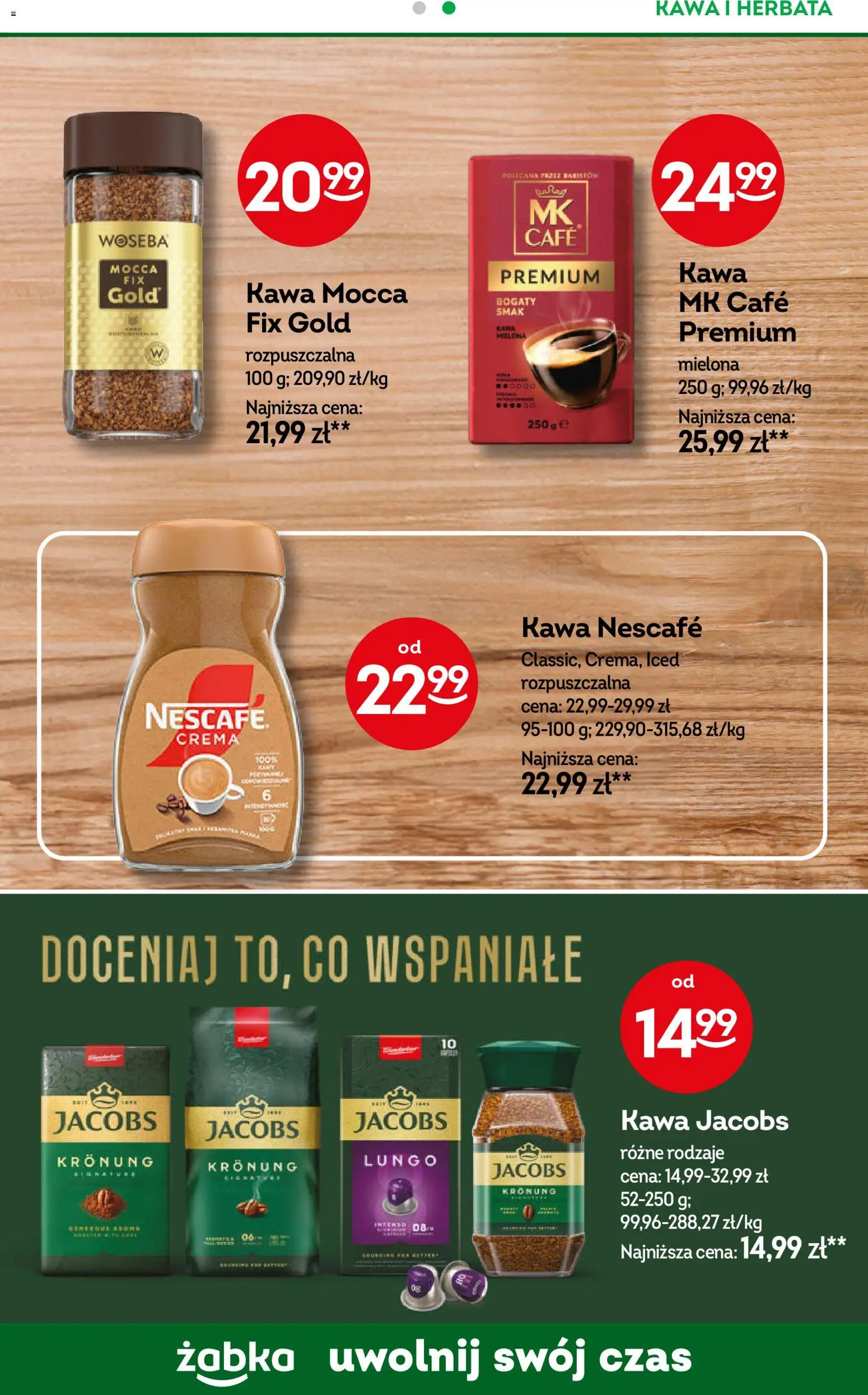 Żabka gazetka - Codzienne produkty od 12.08.2026 | Strona: 17 | Produkty: Jacobs, Nescafe, Kawa nescafe, Kawa jacobs krönung