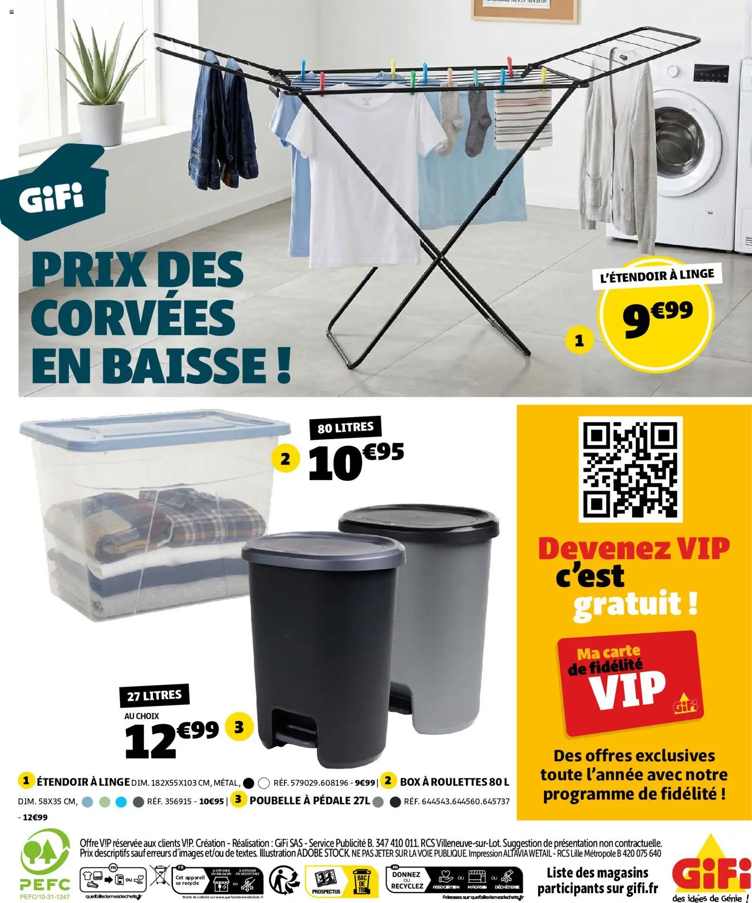{H1} | Page: 32 | Produits: Poubelle, Poubelle a pedale, Étendoir, Impression