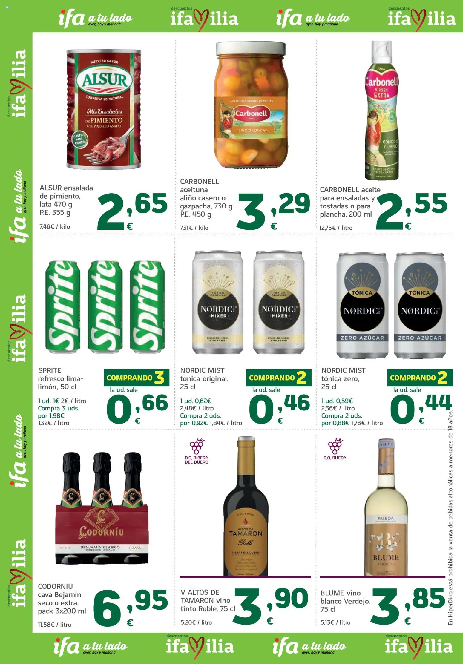 HiperDino folleto │ válido desde el 09/09/2026 | Página: 8 | Productos: Lima, Tostadas, Vino blanco, Bebidas